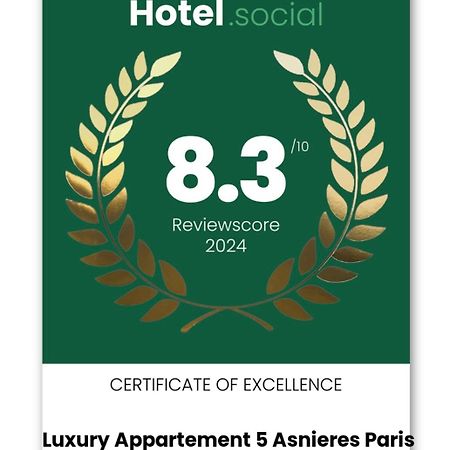 Luxury Appartement 5 Asnieres Paris Εξωτερικό φωτογραφία