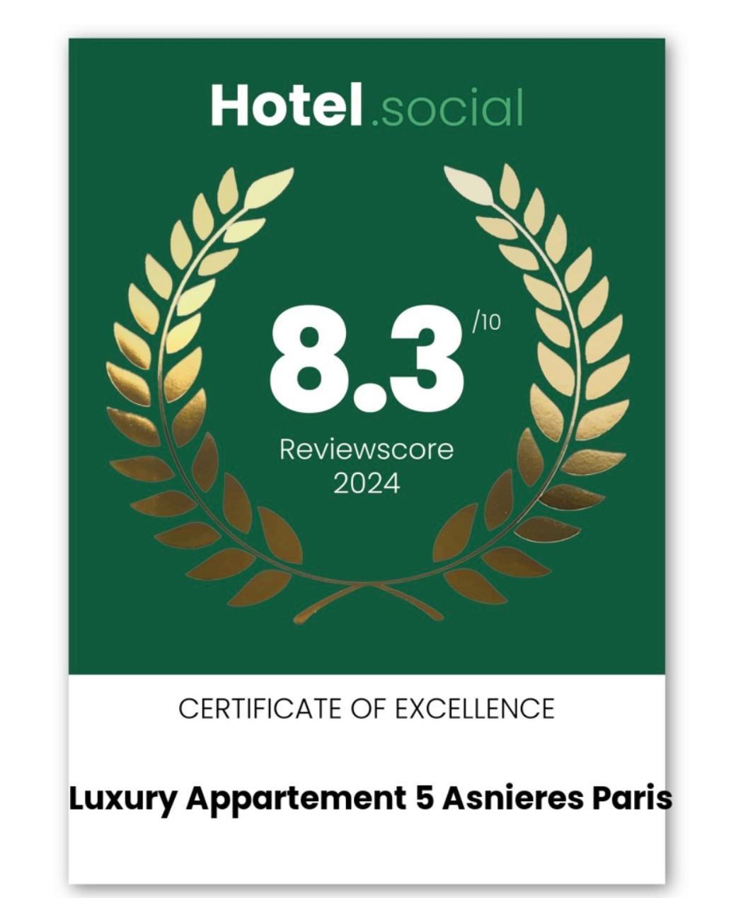 Luxury Appartement 5 Asnieres Paris Εξωτερικό φωτογραφία